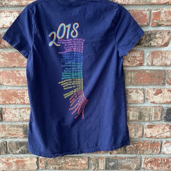 Modest Mouse Rainbow Eyes Graphic T-Shirt Blue Band Tee Indie Rock Medium 2018 - Picture 2 of 4